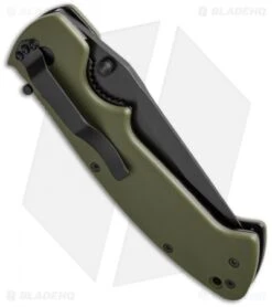 CRKT Crawford Kasper Liner Lock Knife OD Green Zytel (3.75" Black) 6773KOD -CRKT crkt crawford kasper od green 6773kod side cm