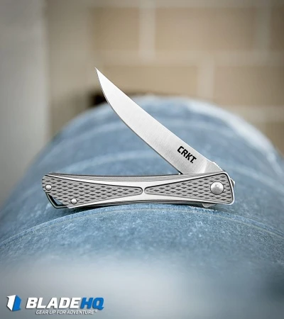 CRKT Crossbones Limited Edition Liner Lock Knife Ti (3.5" Satin M390) 7531 5 CRKT Crossbones Limited Edition Liner Lock Knife Ti (3.5" Satin M390) 7531 - Image 5