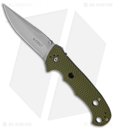 CRKT Hammond Cruiser LAWKS Liner Lock Knife OD Green (3.75" Bead Blast) 7904DG 1 CRKT Hammond Cruiser LAWKS Liner Lock Knife OD Green (3.75" Bead Blast) 7904DG