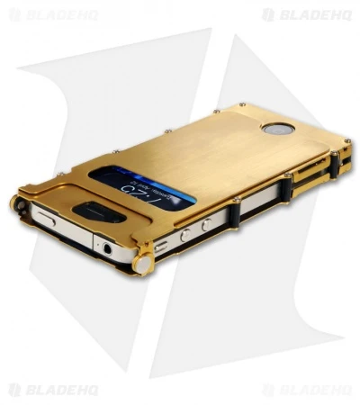 CRKT INoxCase Stainless Steel IPhone 4/4S Case (Gold) INOX4G 1 CRKT INoxCase Stainless Steel IPhone 4/4S Case (Gold) INOX4G