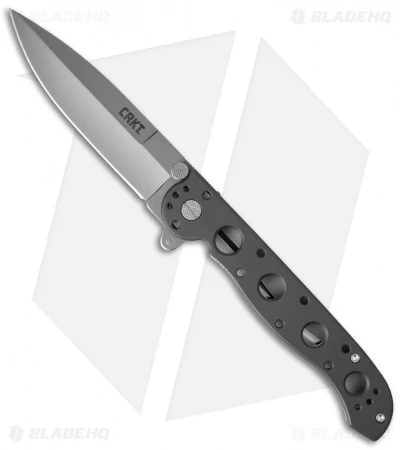 CRKT Kit Carson M16-03S Classic Spear Point Flipper Knife Al (3.5" Bead Blast) 1 CRKT Kit Carson M16-03S Classic Spear Point Flipper Knife Al (3.5" Bead Blast)