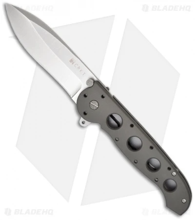 CRKT Carson M21-04 Flipper Knife Aluminum (3.875" Satin) 1 CRKT Carson M21-04 Flipper Knife Aluminum (3.875" Satin)