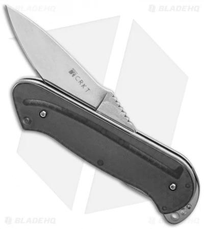 CRKT Rollock Pocket Knife Black Translucent (2.25" Polish) 5202K 3 CRKT Rollock Pocket Knife Black Translucent (2.25" Polish) 5202K - Image 3