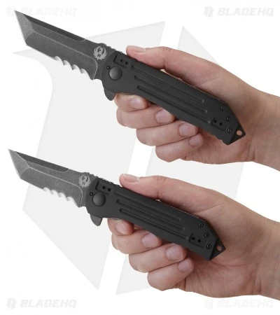 CRKT Ruger Knives 2-Stage Compact Tanto Flipper Knife (3.5" Black SW) R2103K 3 CRKT Ruger Knives 2-Stage Compact Tanto Flipper Knife (3.5" Black SW) R2103K - Image 3