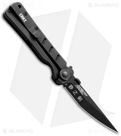 CRKT Shizuka Noh Ken Frame Lock Knife G-10 (3.75" Black) 2926 2 CRKT Shizuka Noh Ken Frame Lock Knife G-10 (3.75" Black) 2926 - Image 2