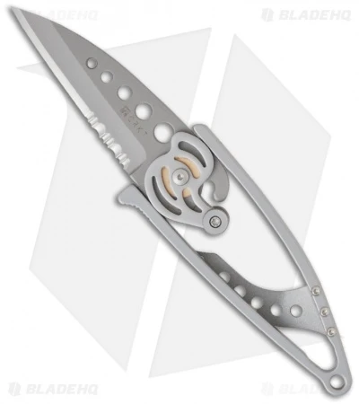CRKT Van Hoy Snap Lock Knife (2.5" Bead Blast Serr) 5112 1 CRKT Van Hoy Snap Lock Knife (2.5" Bead Blast Serr) 5112