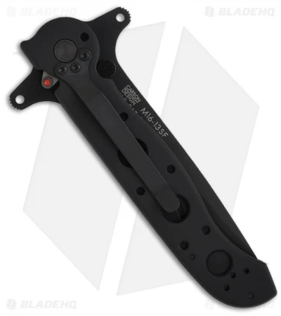 CRKT Carson M16-13SF Special Forces Tanto Folding Knife (3.5" Black Serr) 2 CRKT Carson M16-13SF Special Forces Tanto Folding Knife (3.5" Black Serr) - Image 2