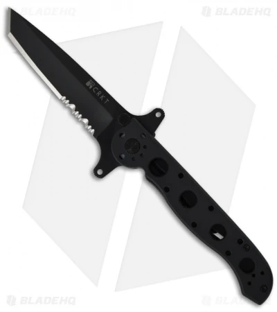 CRKT Carson M16-13SF Special Forces Tanto Folding Knife (3.5" Black Serr) 1 CRKT Carson M16-13SF Special Forces Tanto Folding Knife (3.5" Black Serr)