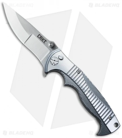 CRKT Tighe Rade Button Lock Knife (3.375" Satin) 5290 1 CRKT Tighe Rade Button Lock Knife (3.375" Satin) 5290