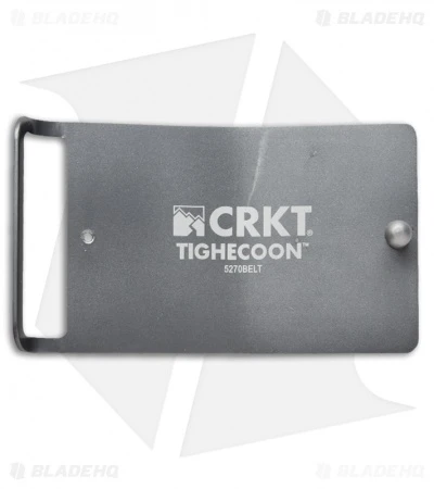 CRKT Tighe-Coon Belt Buckle Gray Aluminum 5270BELT 2 CRKT Tighe-Coon Belt Buckle Gray Aluminum 5270BELT - Image 2