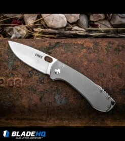 CRKT Vox Amicus Frame Lock Knife SS (3.375" Stonewash) 5445X *Factory Second -CRKT crkt vox amicus factory second 5445X BHQ 74567 dl