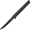 CRKT CEO Flipper Blackout - Black GRN (3.35" AUS-8) CR7097K