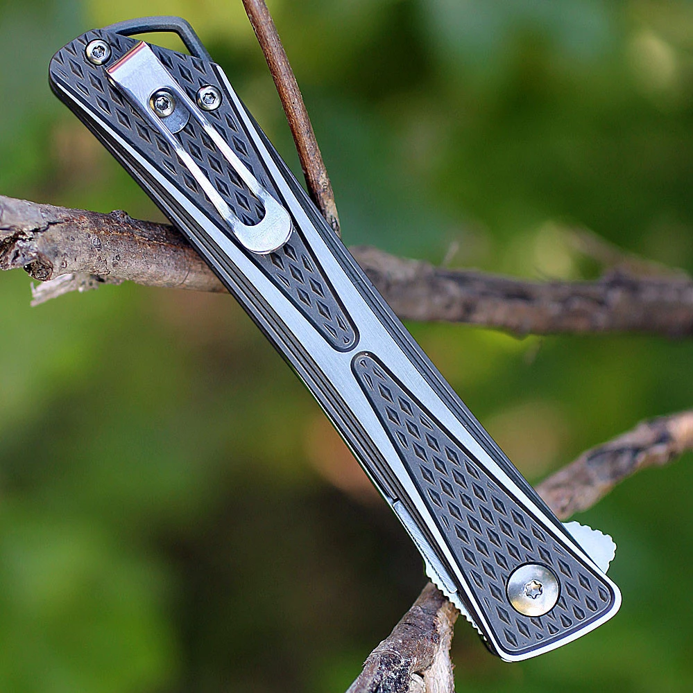 CRKT Crossbones - Gray Aluminum (3.54" AUS-8) CR7530 4 CRKT Crossbones - Gray Aluminum (3.54" AUS-8) CR7530 - Image 4