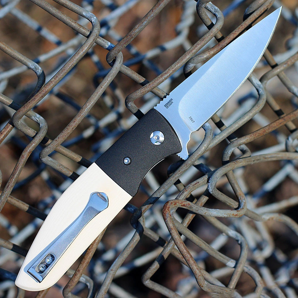 CRKT Curfew -White/Blk Micarta/Alum (3.10" 8Cr13MoV) CR2867 2 CRKT Curfew -White/Blk Micarta/Alum (3.10" 8Cr13MoV) CR2867 - Image 2