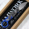 CRKT Provoke Kinematic - Blue Aluminum (2.56" D2) CR4050