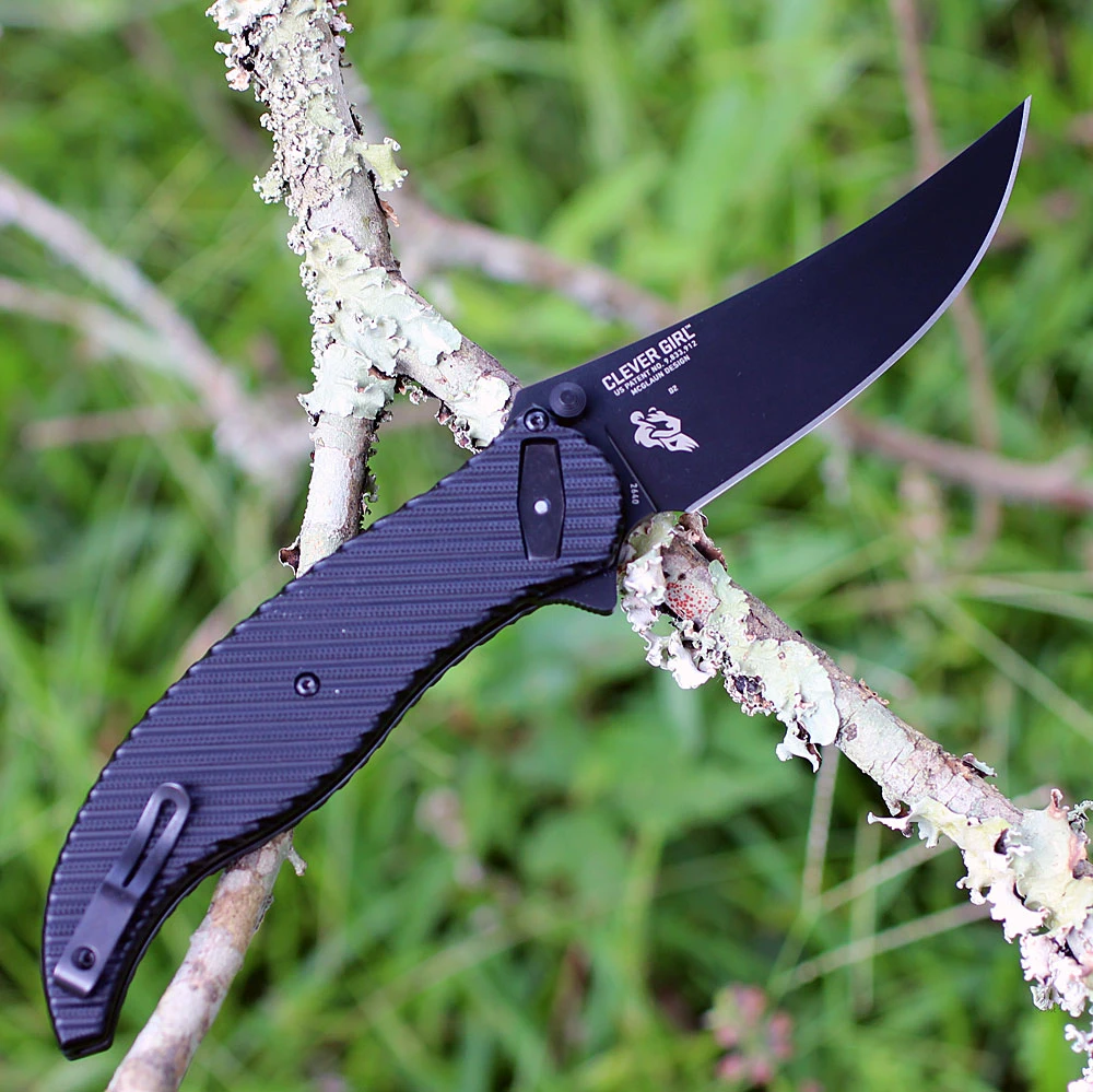 CRKT Clever Girl - Black G-10 (4" D2) CR2640 2 CRKT Clever Girl - Black G-10 (4" D2) CR2640 - Image 2