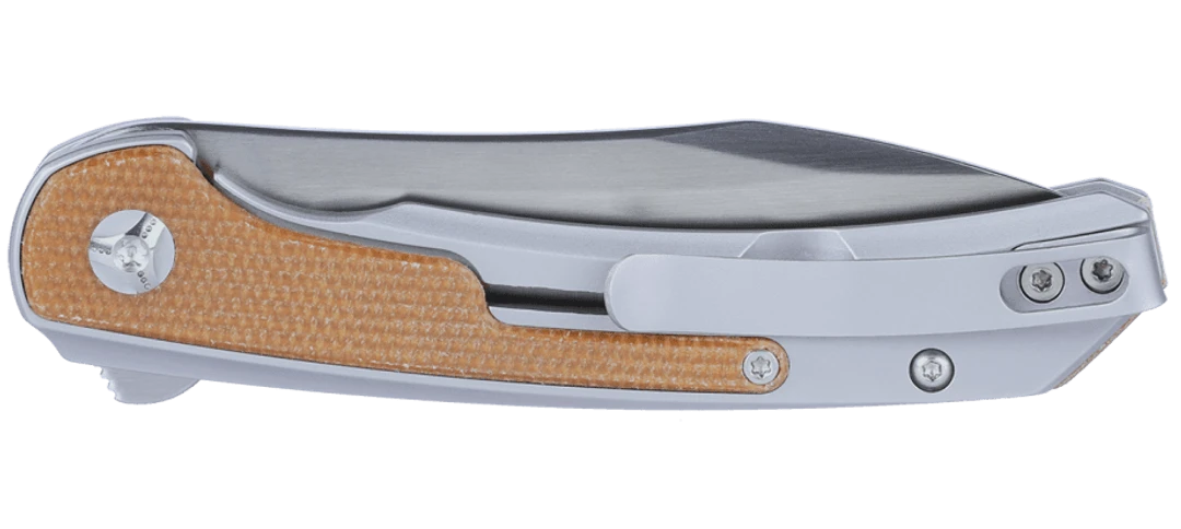 CRKT Padawan - SS/ Brn Mic (3.01" Sandvik 14C28N) CR6070 4 CRKT Padawan - SS/ Brn Mic (3.01" Sandvik 14C28N) CR6070 - Image 4