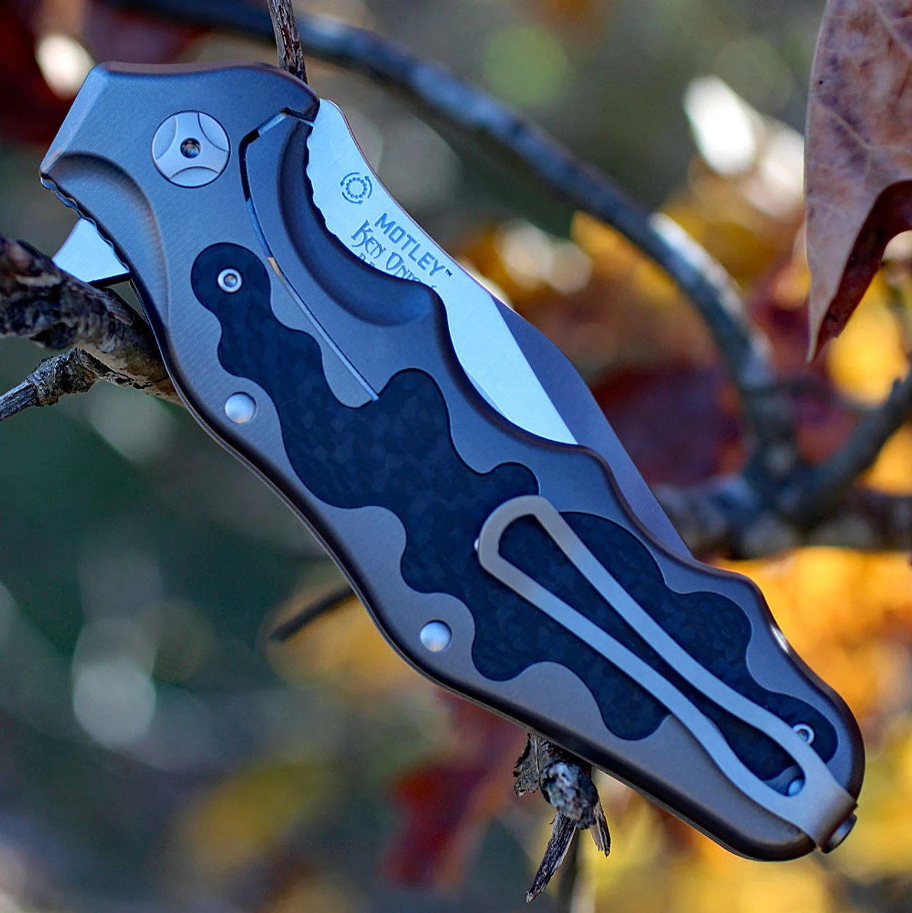 CRKT Ken Onion Motley - Gray Titanium/CF (3.875" Sleipner) CRK210CFXP 3 CRKT Ken Onion Motley - Gray Titanium/CF (3.875" Sleipner) CRK210CFXP - Image 3