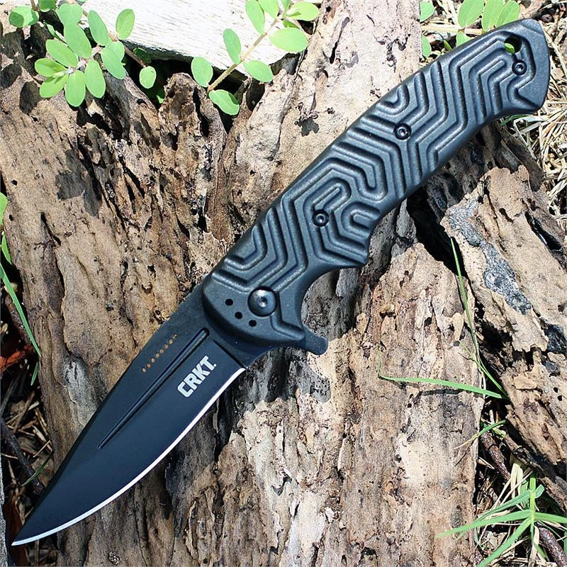 CRKT Acquisition - Black GRN (3.32" 8Cr13MoV) CR2037 1 CRKT Acquisition - Black GRN (3.32" 8Cr13MoV) CR2037