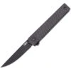 CRKT CEO Microflipper - Black Aluminum (2.36" D2) CR7081D2K